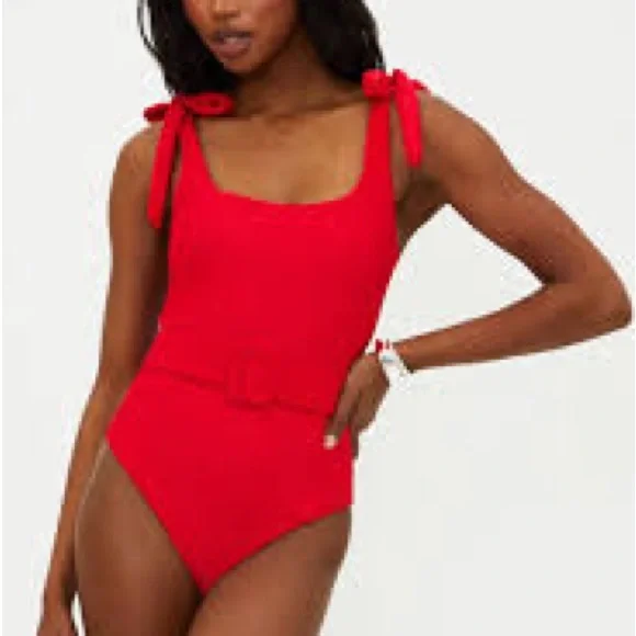 Beach Riot Sydney Red One Piece Swimsuit